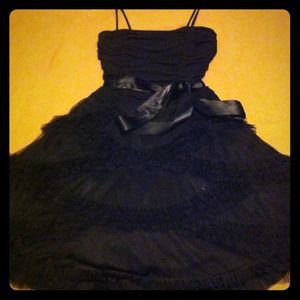 Short black formal dress