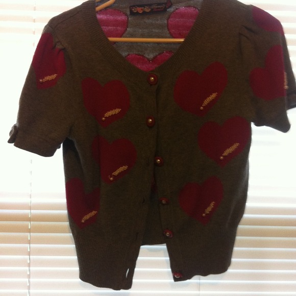 Cute heart cardigan :)