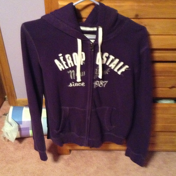 Dark purple Aeropostale hoodie