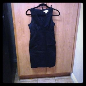 MICHAEL KORS black knee length dress