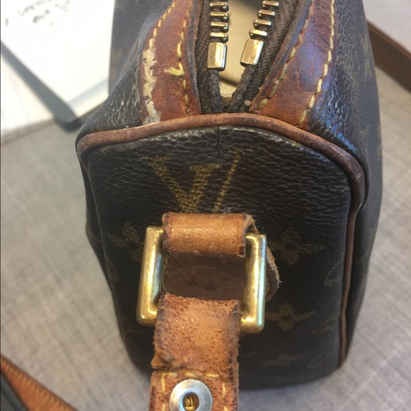 Vintage Monogram Louis Vuitton Tulle Lee Purse - Picture 4 of 7