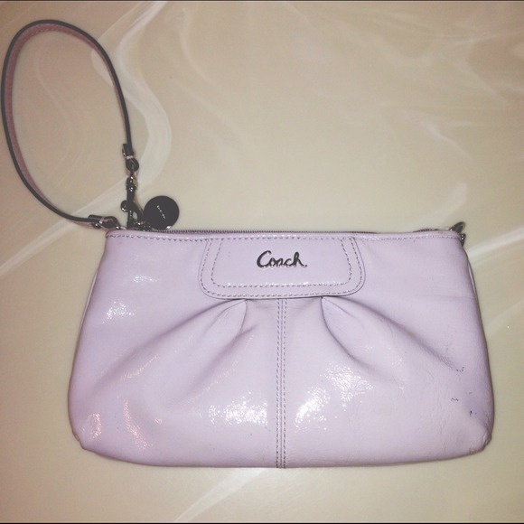 Pastel Purple Coach Wristlet