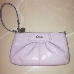Pastel Purple Coach Wristlet