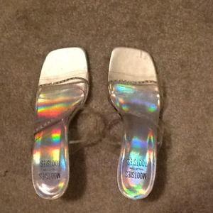 Silver mootsies tootsies hill. Worn twice.