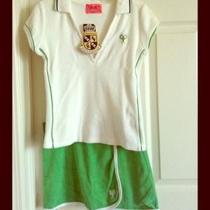 JUICY COUTURE TENNIS OUTFIT SET SIZE XS