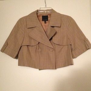 The Limited Brown Short Blazer