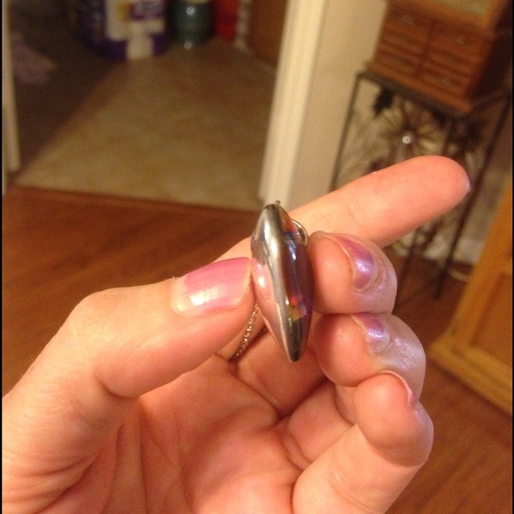 Glass heart necklace multicolored - Picture 4 of 4