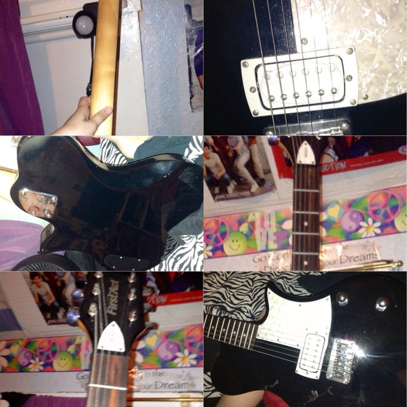 Black and White electric guitar (first act) - Picture 2 of 4