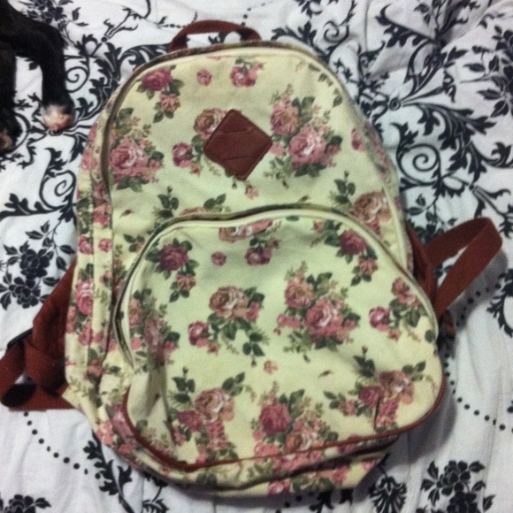 Floral back pack