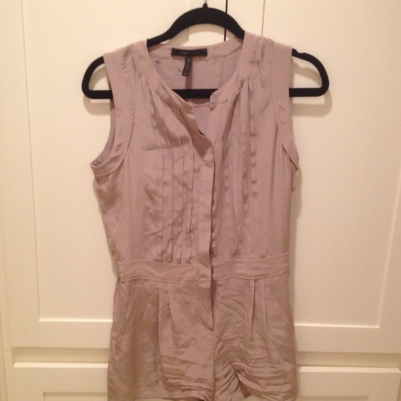 BCBGMaxazria* Paloma Silk Romper