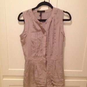 BCBGMaxazria* Paloma Silk Romper