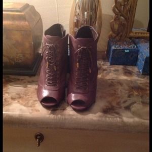 Vince camuto open toe booties