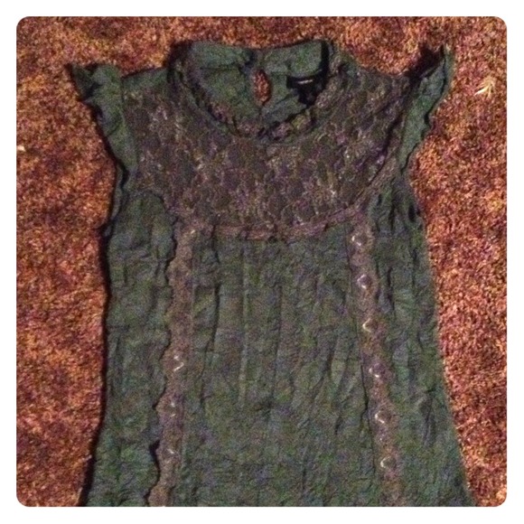 Teal blouse
