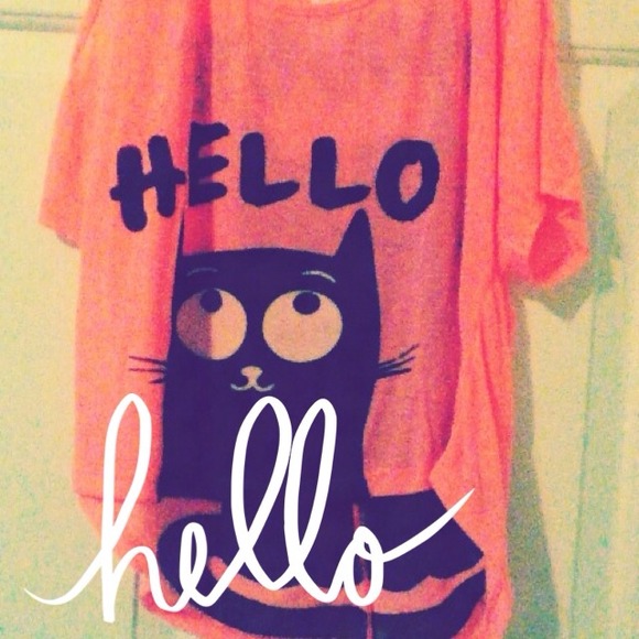 Hot pink shirt