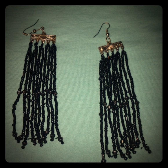 Black earrings