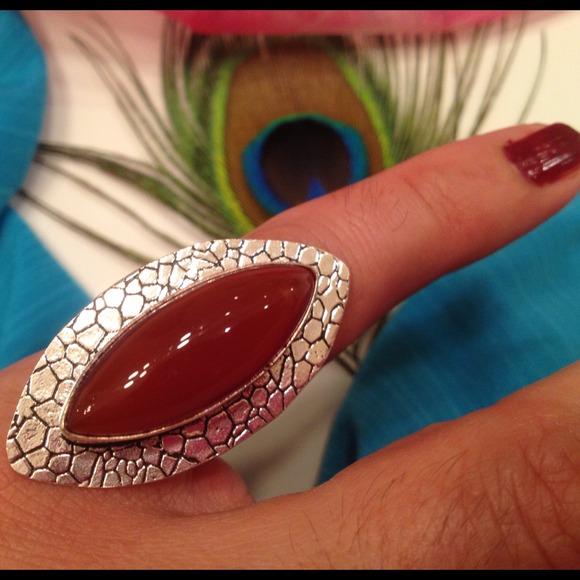 ❤❤Natural Red Carnelian ring ❤❤
