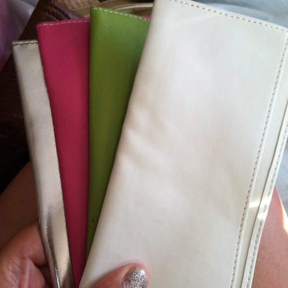 Assorted check book holders