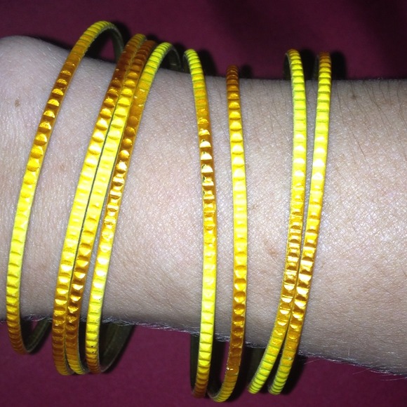 Yellow bangles