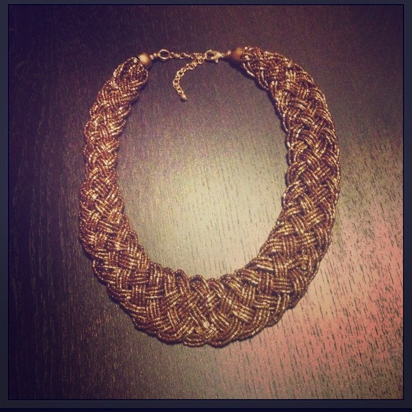 ⚡Bundled⚡ Bronze Multi Strand Beaded Necklace