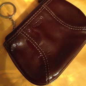 Coach change purse/key holder