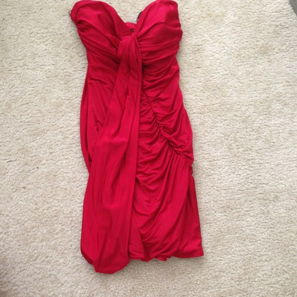 Bebe red dress