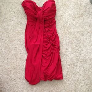 Bebe red dress