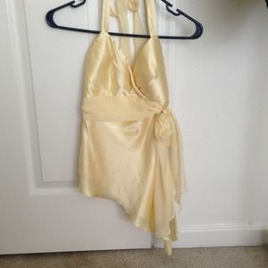 Yellow halter