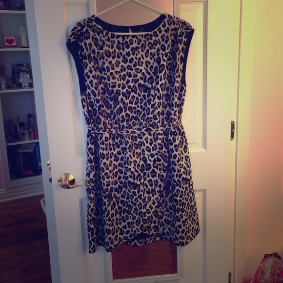 H&M WORN ONCE Leopard Dress!
