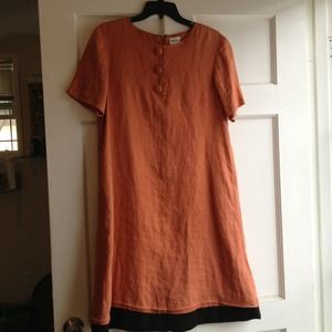 🐾Traded🐾Very light orange Neiman Marcus dress