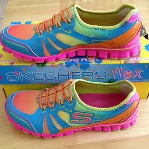 New Multi colored Skechers Flex...