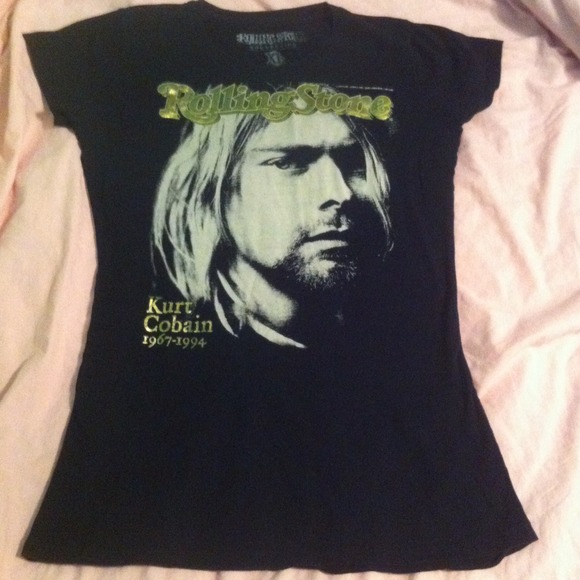 Kurt Cobain, Rolling Stones Cover T-Shirt