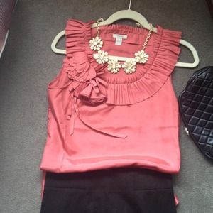 Beautiful 100%silk jcrew top.
