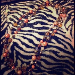 Colorful beaded necklace