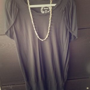 Anthropology long black top.