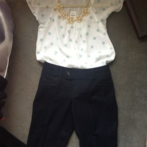 SOLD IN BUNDLE Navy ankle length BR pants!