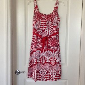 SOLD!!! Red and white sundress by Citi Dress
