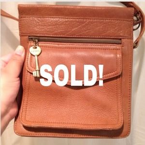 Vintage Fossil Cross-body Purse