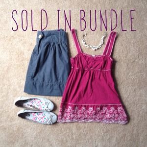 SOLD Super cute embroidered pink babydoll top