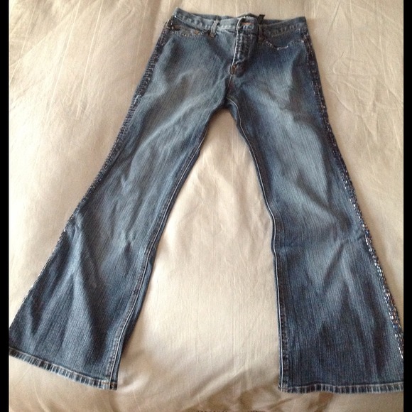 Express beaded jeans!!  Fun!!! - Picture 4 of 4