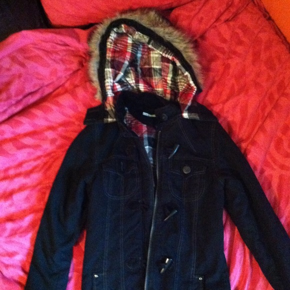 Black winter jacket