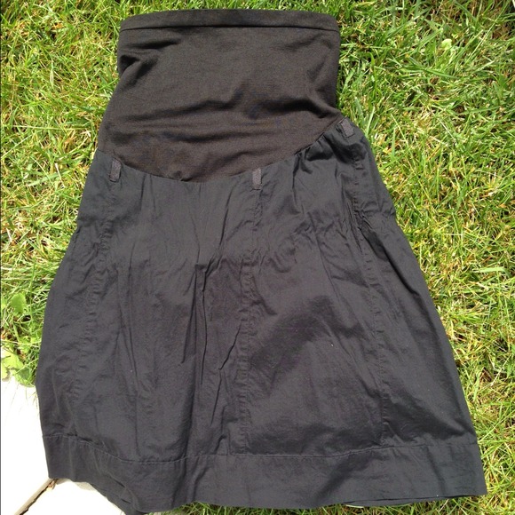 Cute Motherhood Maternity Black skirt