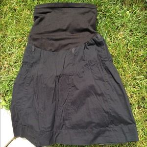 Cute Motherhood Maternity Black skirt