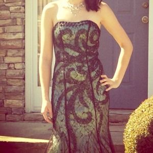 Vintage style mermaid dress