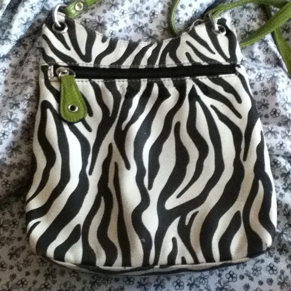 Zebra print side purse - Picture 3 of 3