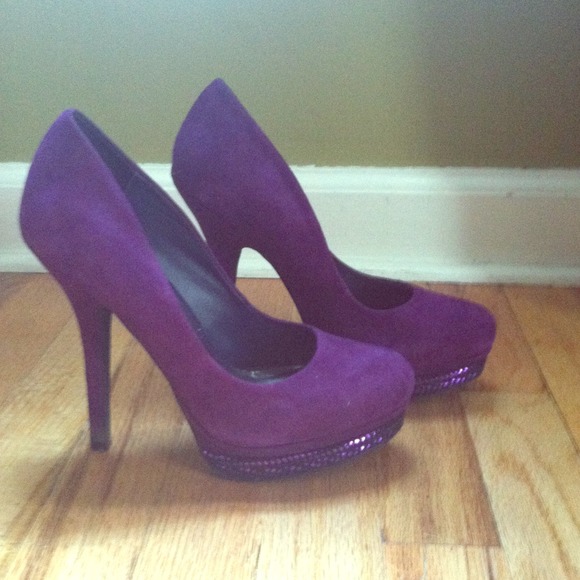 Naughty Monkey Shoes - ✨SOLD✨Naughty Monkey dark purple pumps