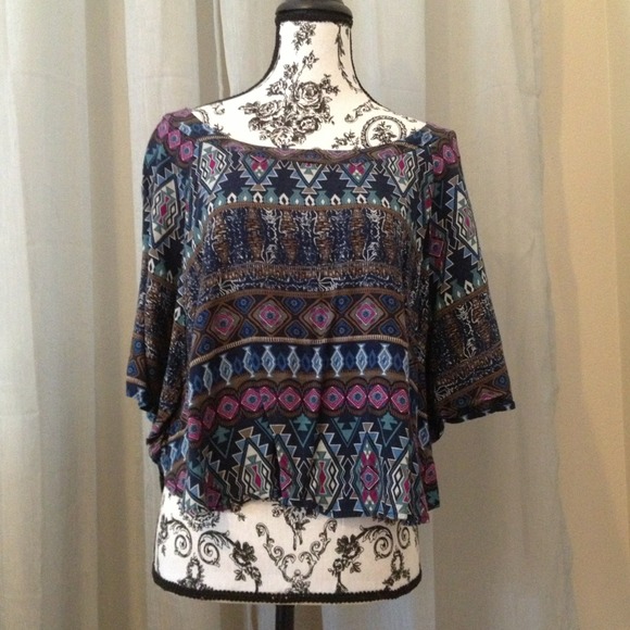 Tribal shirt! Could fit a small or medium!