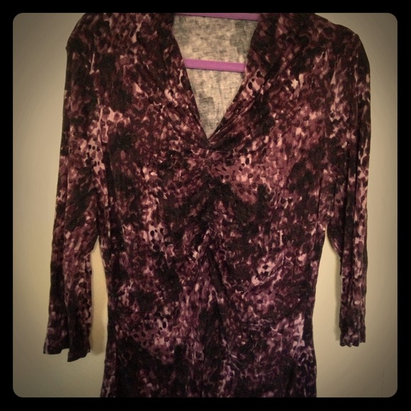 SOLD! Ann Taylor Purple Cotton Top