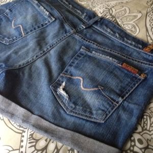 7 for all Mankind Roll up shorts
