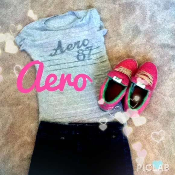 Striped Aeropostale shirt!