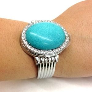 Genoa Turquoise Flip Watch